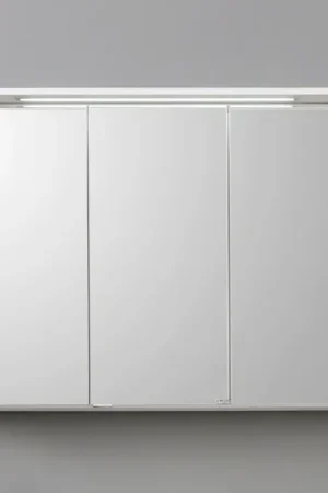 Spiegelkast Bobbi 90cm model 1 3 deuren & ledverlichting - wit Nieuw