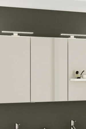 Gecertificeerd Spiegelkast Hansen 120cm 3 deuren - wit