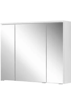 Koop Online Spiegelkast Pollet 80cm 3 deuren - wit