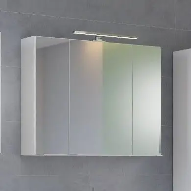 Koopje Spiegelkast Brama 120cm 3 deuren - wit