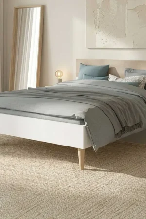 Must-Have Tweepersoonsbed Hardy 160x200 - wit/eik