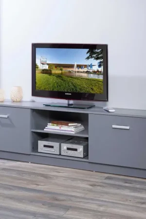 Tv-meubel Eden 180cm 2 deuren - grafiet grijs Voordeelprijs