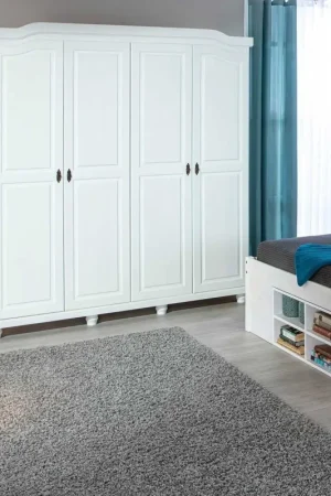 Hete Deal Kledingkast Ivy 197cm 4 deuren - wit