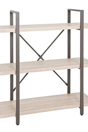 Bestel Nu Wandrek Friso 90cm, 3 planken - bruin/eik decor