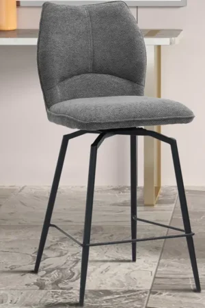 Draaibare barstoel Lara | 48 x 56 x 103 cm | Grijs design Tijdelijk Beschikbaar