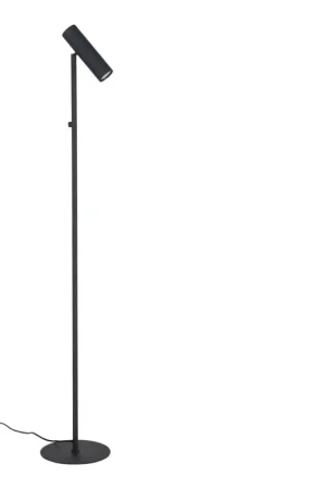 Beperkt Aanbod Staande lamp Parisien | Ø25 x 150 cm | Zwart / Metaal