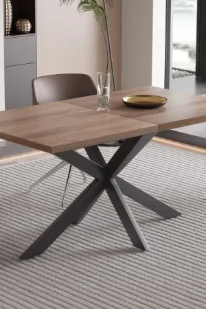 Eettafel Kos | 160 x 90 x 76 cm | Donkerbruin Speciale Aanbieding