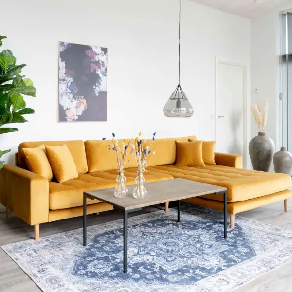 Alleen Vandaag Mosterdgele Lido Loungebank - HN1004