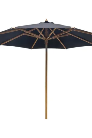Zwarte Austin Parasol met Kantelmechanisme, ø300 cm Laatste Versie
