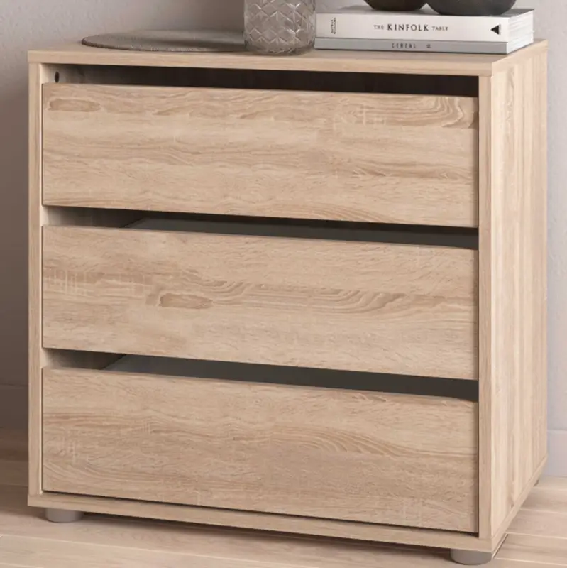 Ladekast Blokty - 60x40x58cm - 3 lades - eikdecor Beperkte Voorraad