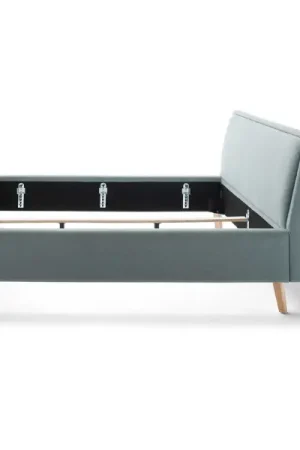 Tweepersoonsbed Estee 160x200cm - ijsblauw/eik Dagaanbieding