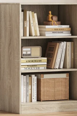Seizoensaanbieding Boekenkast Stacy 55 cm 2 legplanken-sonoma eik