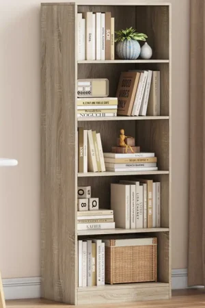 Boekenkast Stacy 55 cm 4 legplanken-sonoma eik Betaalbaar