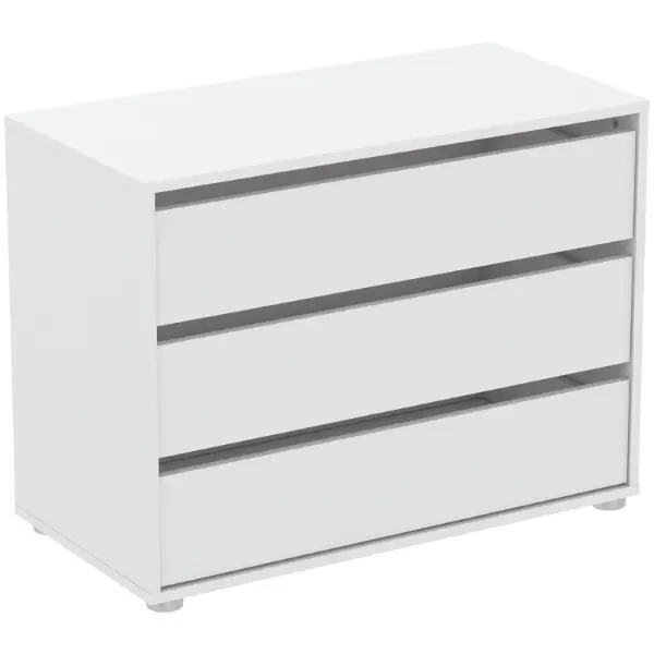 Gereduceerde Prijs Ladekast Blokty - 80x40x58cm - wit