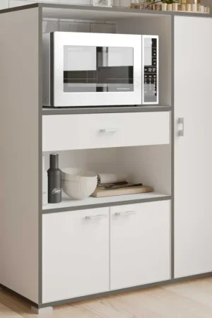 Microgolfkast Zira-mat wit Flitsaanbieding