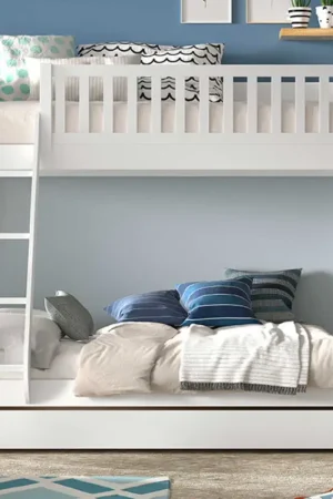 Familiebed Scottie 3-persoons met bedlade - wit Nieuw