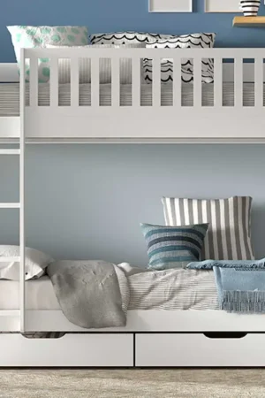 Laatste Kans Stapelbed Scottie met 2 lades - wit