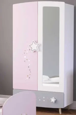 Kleerkast Stellar | 95 x 51,6 x 186,8 cm | Melaminecoating Nieuw