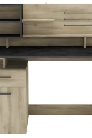 Betaalbaar Bureau in eik en zwart - Siam-Kronberg