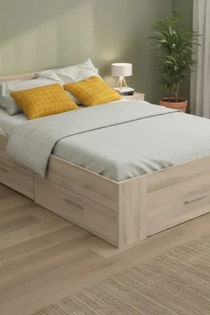 Direct Verzonden Bed Polly 140 x 200 cm-Kronberg eik