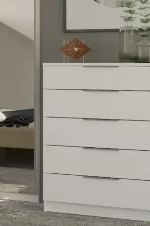 ladekast Siebert 5 lades-mat wit Goedkoop