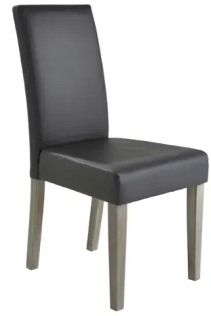 Eetkamerstoel Nani - 58x45x95 cm - Donkergrijs/polyurethaan Bestel Nu