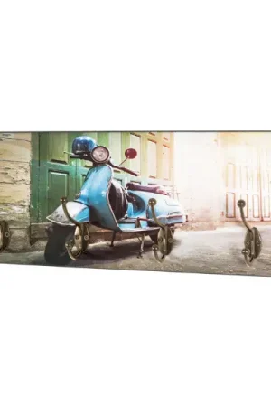 Beste Prijs Wandkapstok Vespa - 50x5x20 cm - Multicolor/metaal