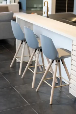 Counterstoel Sammy - grijs/beige Direct Verzonden