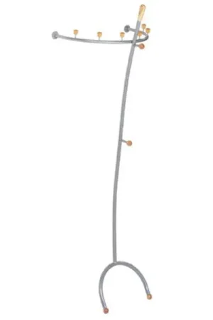 Metalen kapstok met houten knoppen - 25 kg capaciteit Actieprijs