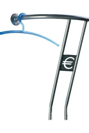 Rechtstreeks Van De Fabrikant Wandkapstok | Aluminiumkleur | Euro-design | 20 kg capaciteit
