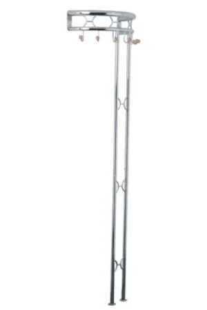 Wandkapstok | 25 kg capaciteit | Zilverkleur Express Levering