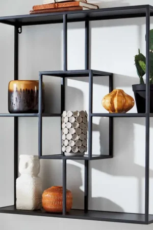 Express Levering Wandrek | 60 x 18 x 70 cm | Zwart