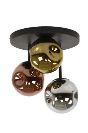 Hanglamp Hattie - 30x30x33 cm - Glas/multicolor Rechtstreeks Van De Fabrikant