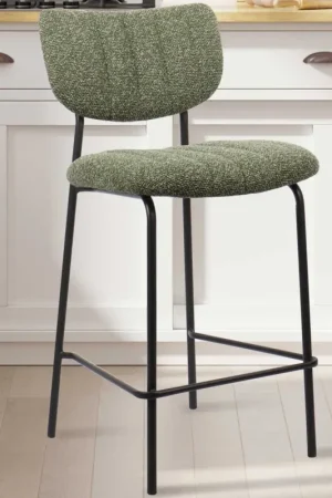 Gratis Retour Barkruk Georgi | 46 x 53 x 97 cm | Groen