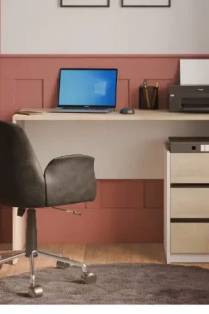 Must-Have Bureau Harisson - 50x117x77 cm - Bruin/eikenhout