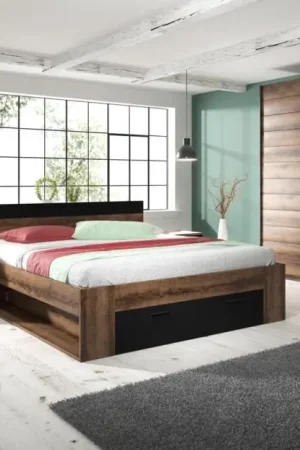 Slaapkamer DELTA 2 Monastery Eikenhout / Zwart Laatste Versie