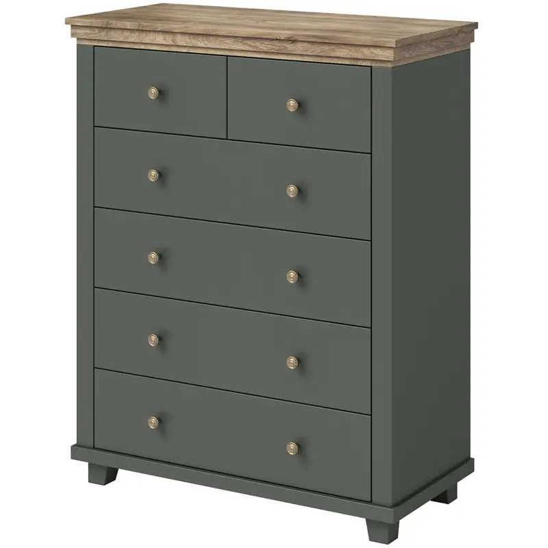 Commode TEVORA EV45 Groen / Lefkas Eikenhout Express Levering