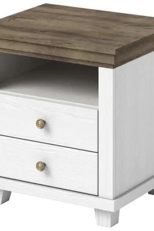 Speciale Aanbieding Nachtkastje TEVORA EV22 Abisko Ash / Lefkas Eikenhout