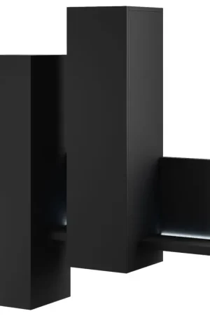 Voordeelprijs Hangende Vitrinekast TABO BT04 Zwart