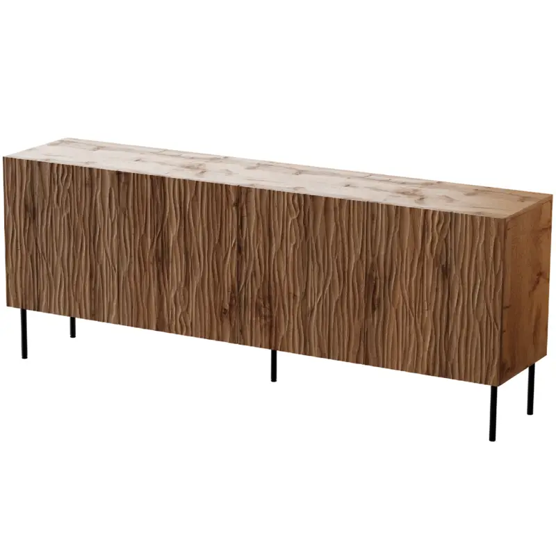 Direct Verzonden Commode GLEN 190 Wotan Eikenhout