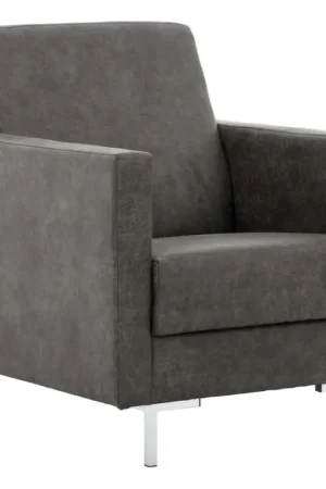 Beste Prijs Fauteuil SELVA A manila dark grey chroom