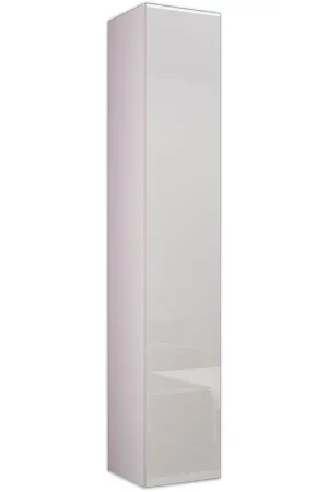 Weekendaanbieding Verticale vitrinekast met volle deuren GOVI VG2A Wit / Witte Glans