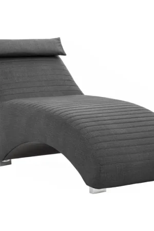 Snelle Levering Chaise longue ZATON lisbon black
