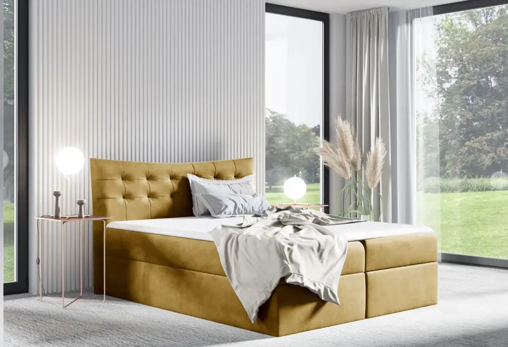 Aanbieding Continentaal bed ANEMONE 140x200 kronos 01