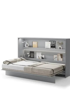 Flitsaanbieding Horizontale opklapbed 120x200 grijs BED CONCEPT BC05