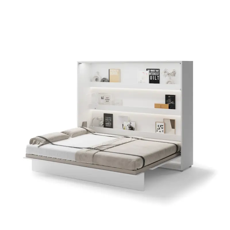 Seizoensaanbieding Horizontale opklapbed 160x200 wit BED CONCEPT BC14