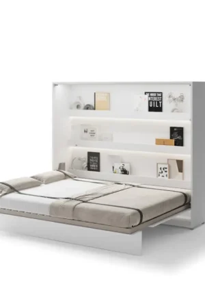 Horizontale opklapbed 160x200 wit hoogglans BED CONCEPT BC14P Koop Online
