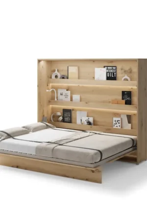 Horizontale opklapbed 160x200 artisan eiken BED CONCEPT BC14 Voordeelprijs