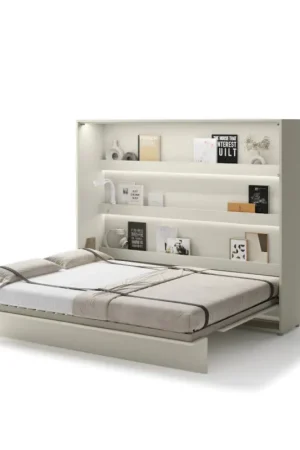 Lage Prijs Horizontale opklapbed 160x200 kasjmier BED CONCEPT BC14