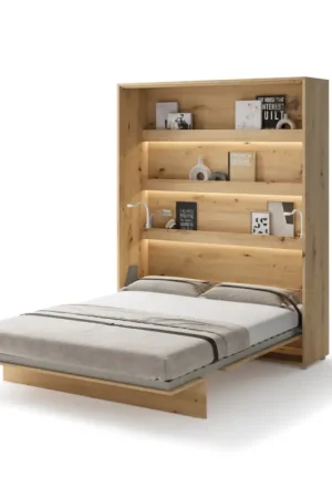 Seizoensaanbieding Verticale opklapbed 160x200 artisan eiken BED CONCEPT BC12